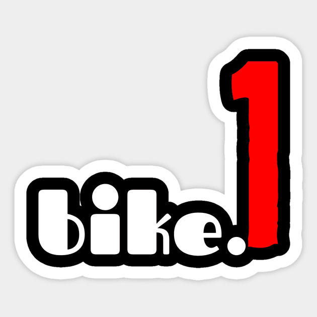 Bike.1 Sticker by Sakha store